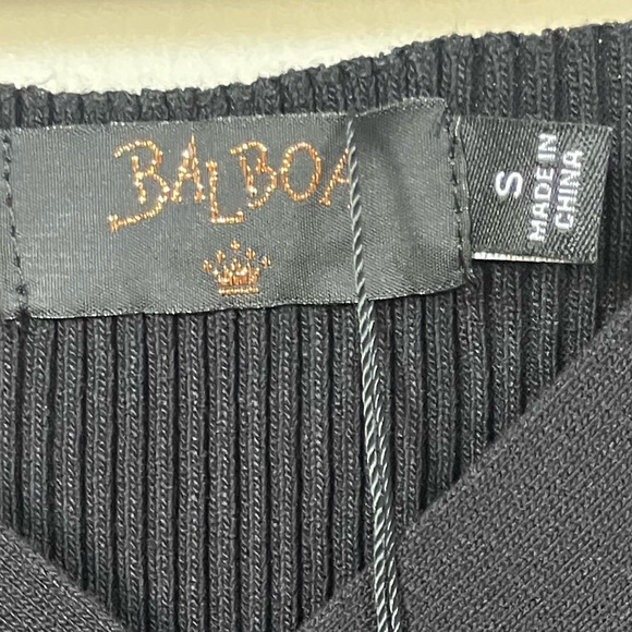Balboa Sleeveless Knit Dress with Front Cut Out and Side Slit - Size Small - Picture 6 of 8